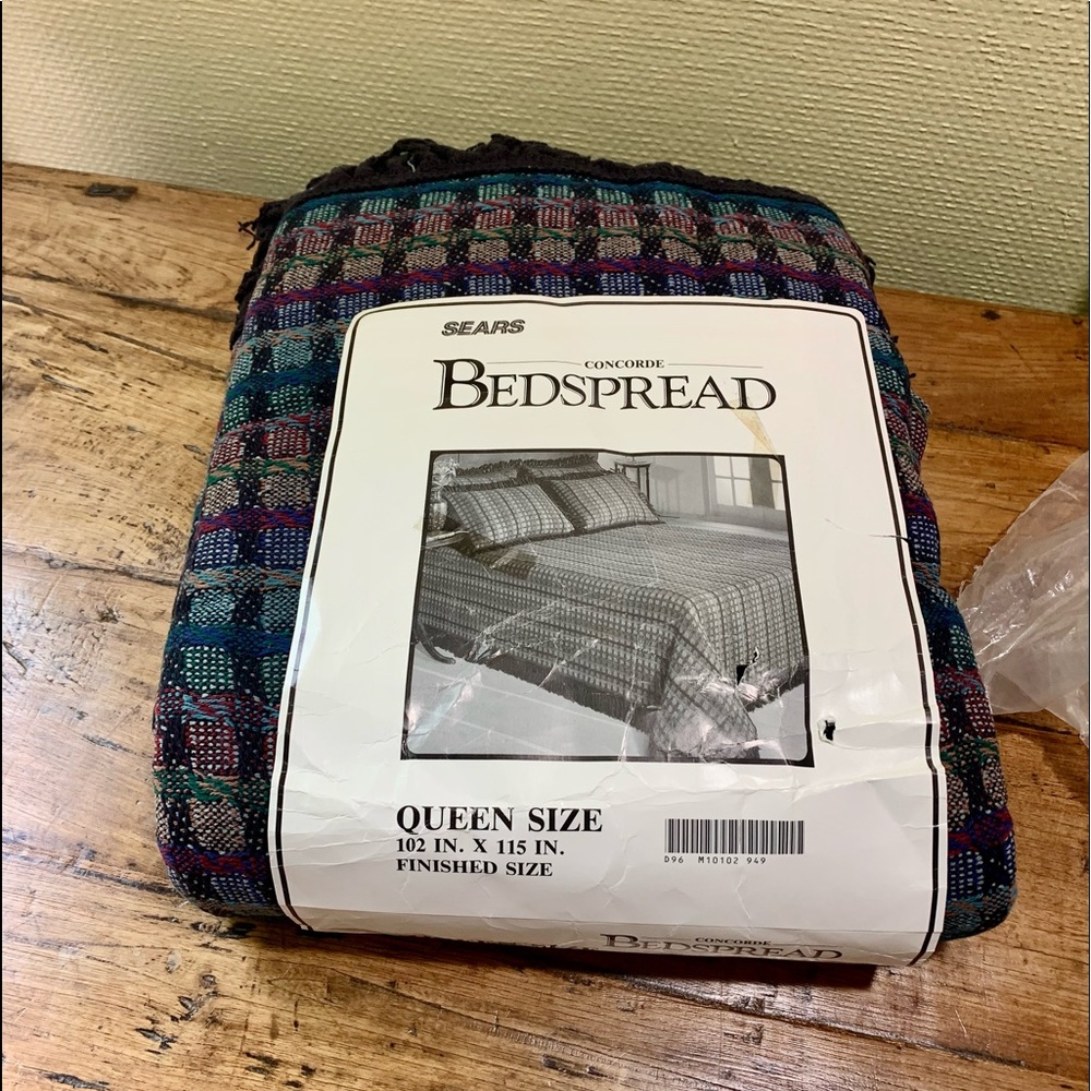 Sears New 100% Cotton Concorde Bedspread